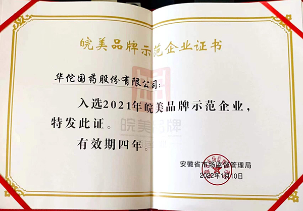 皖美品牌示范企业